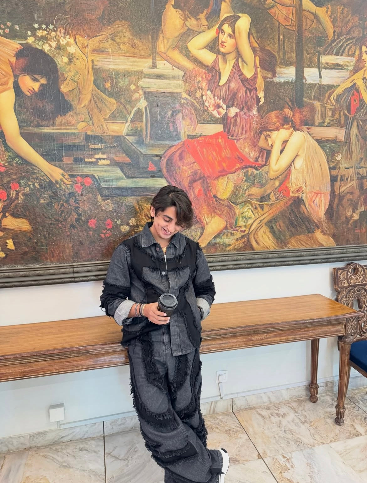 Grey-Black Patchy Jacket