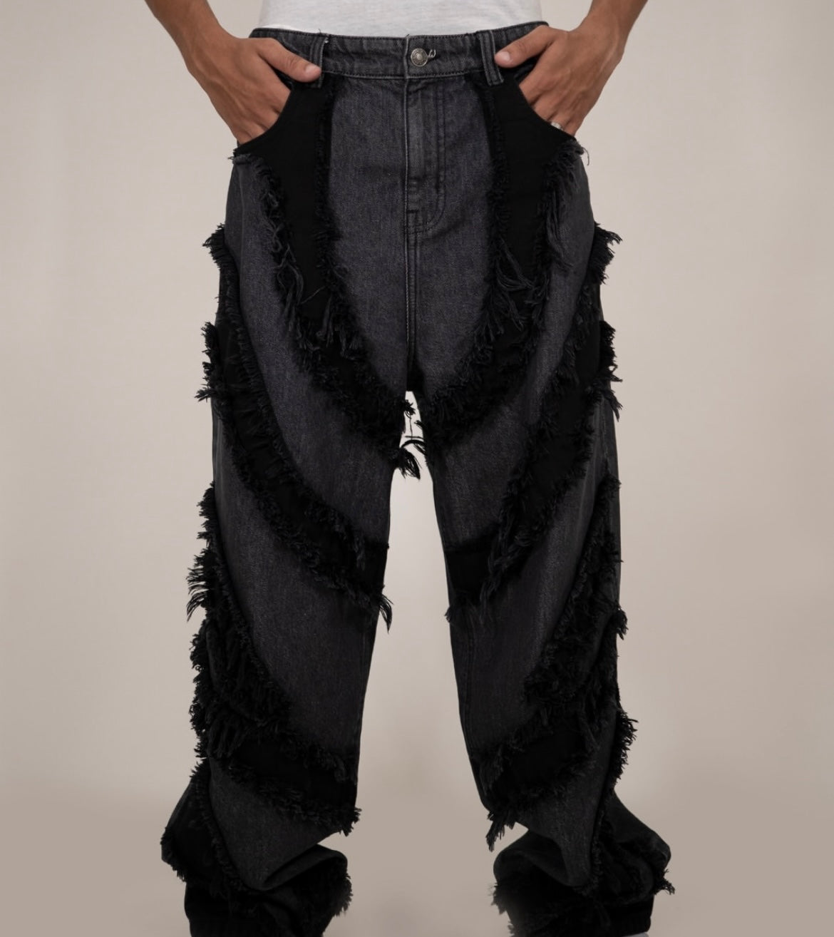 Grey-Black Patchy Jacket